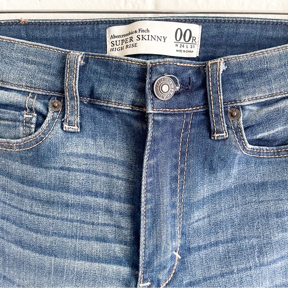 Abercrombie & Fitch Dark Blue Skinny Denim Pants - Picture 8 of 10